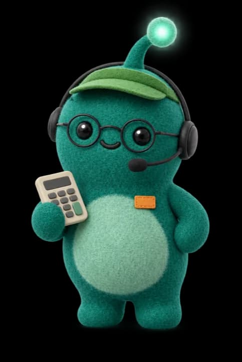 Teal agent mascot holding a stack of books, for the brain file